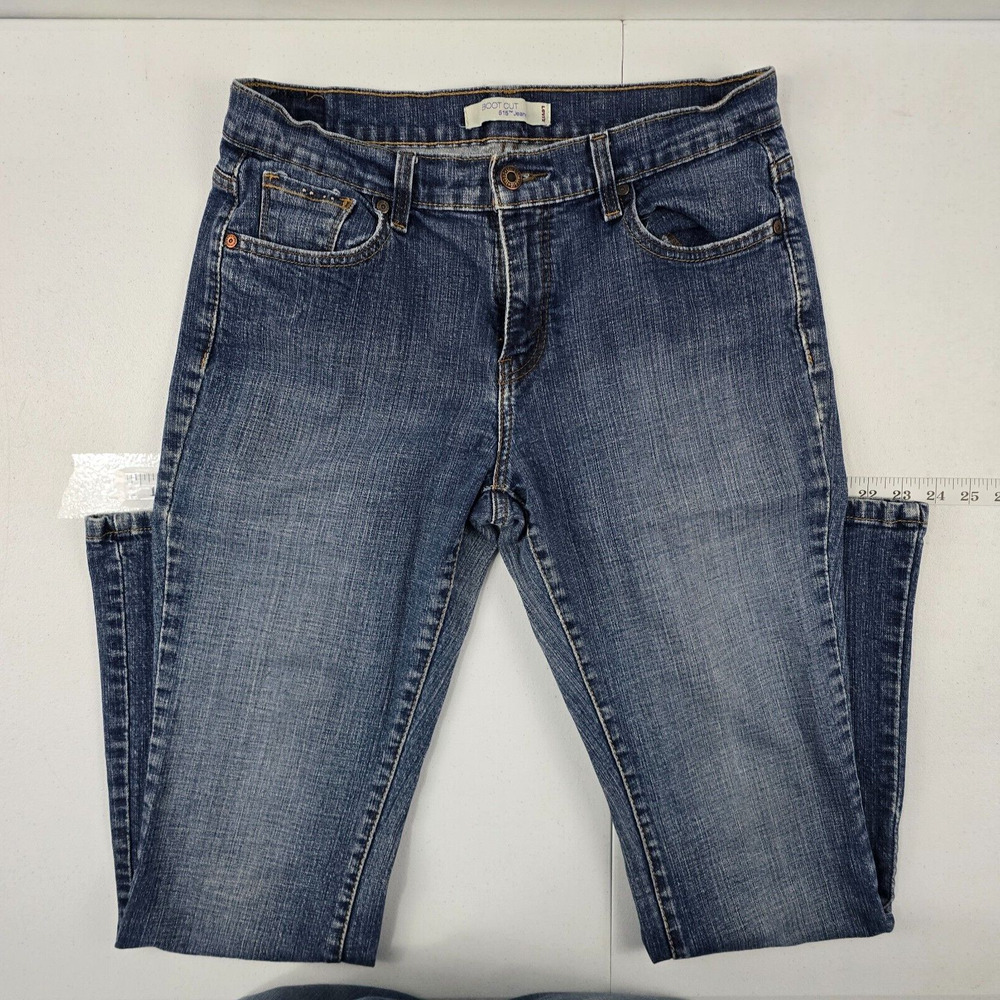 Levi's 515 boot cut jeans 8m blue denim womens 4992